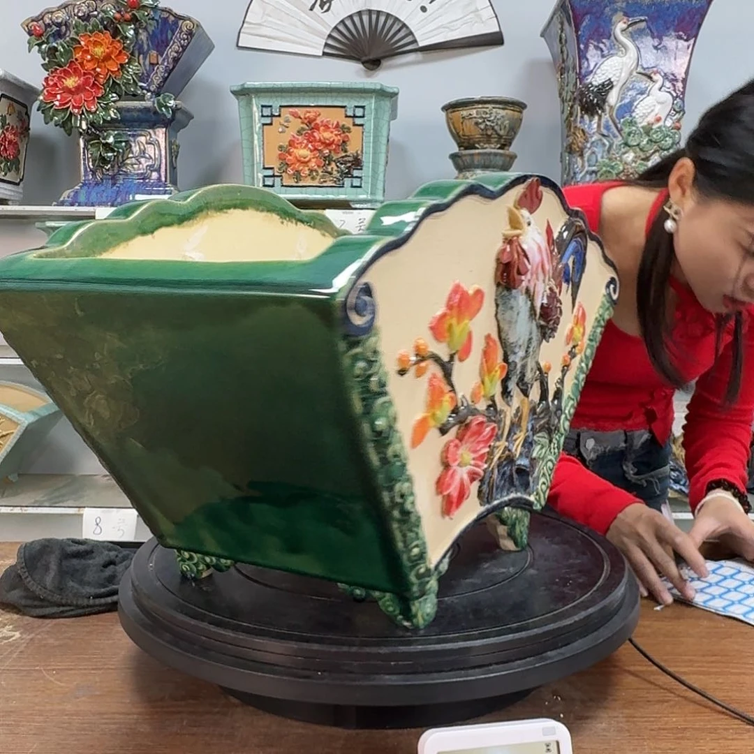 红陶曌*石湾盆500