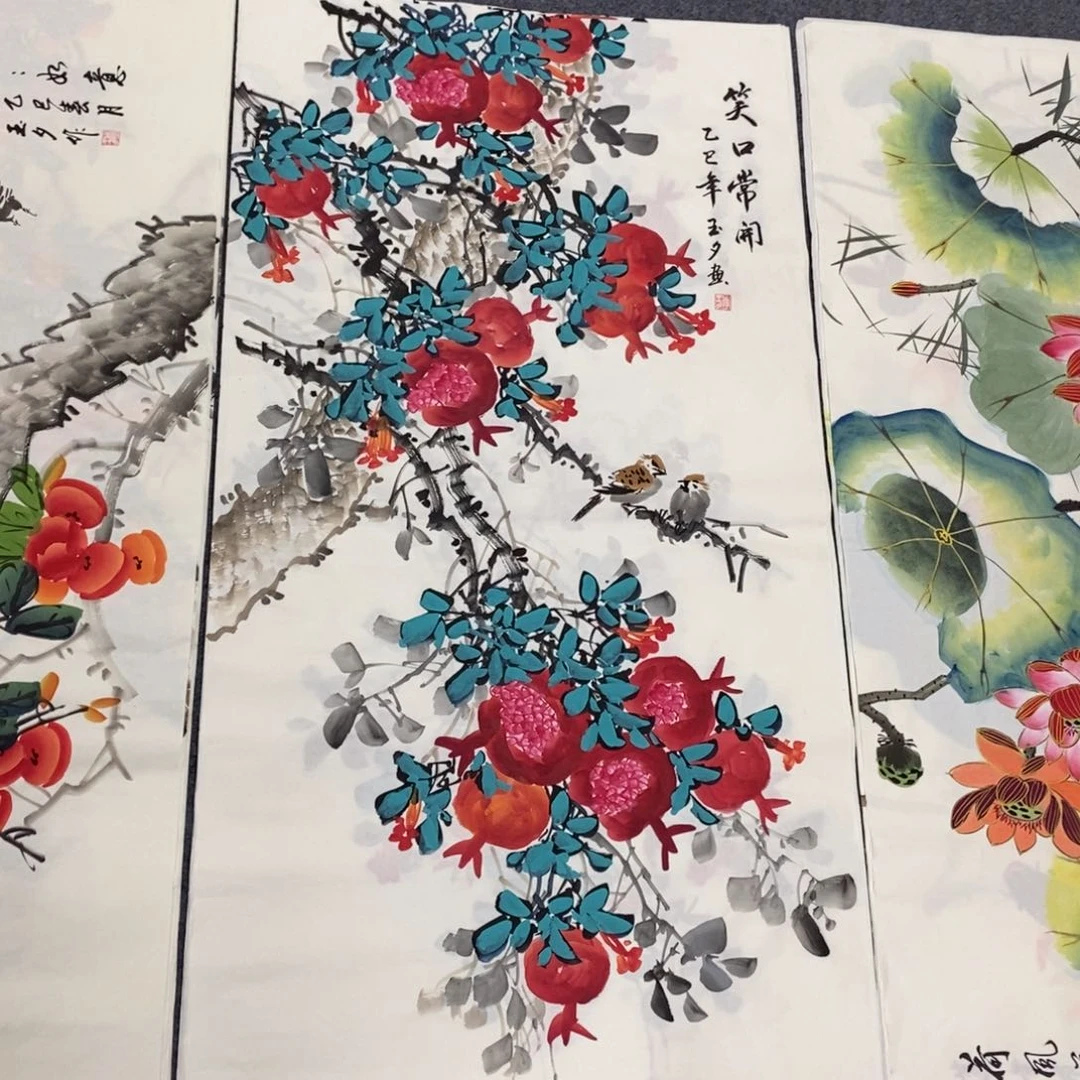 国画尺寸140✖️70四尺手绘画