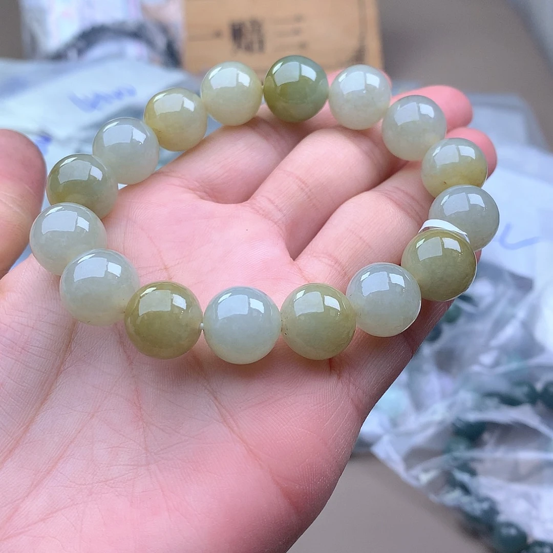 未镶嵌手串定制翡翠