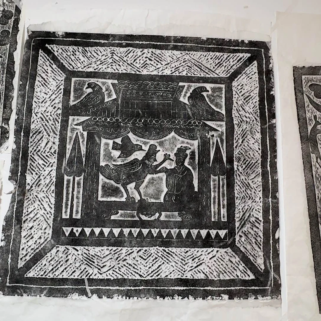 拓片用纸其他扁鹊针灸图