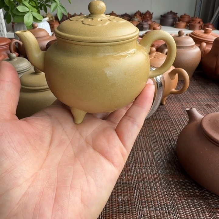 紫砂茶杯本绿大彬如意200cc