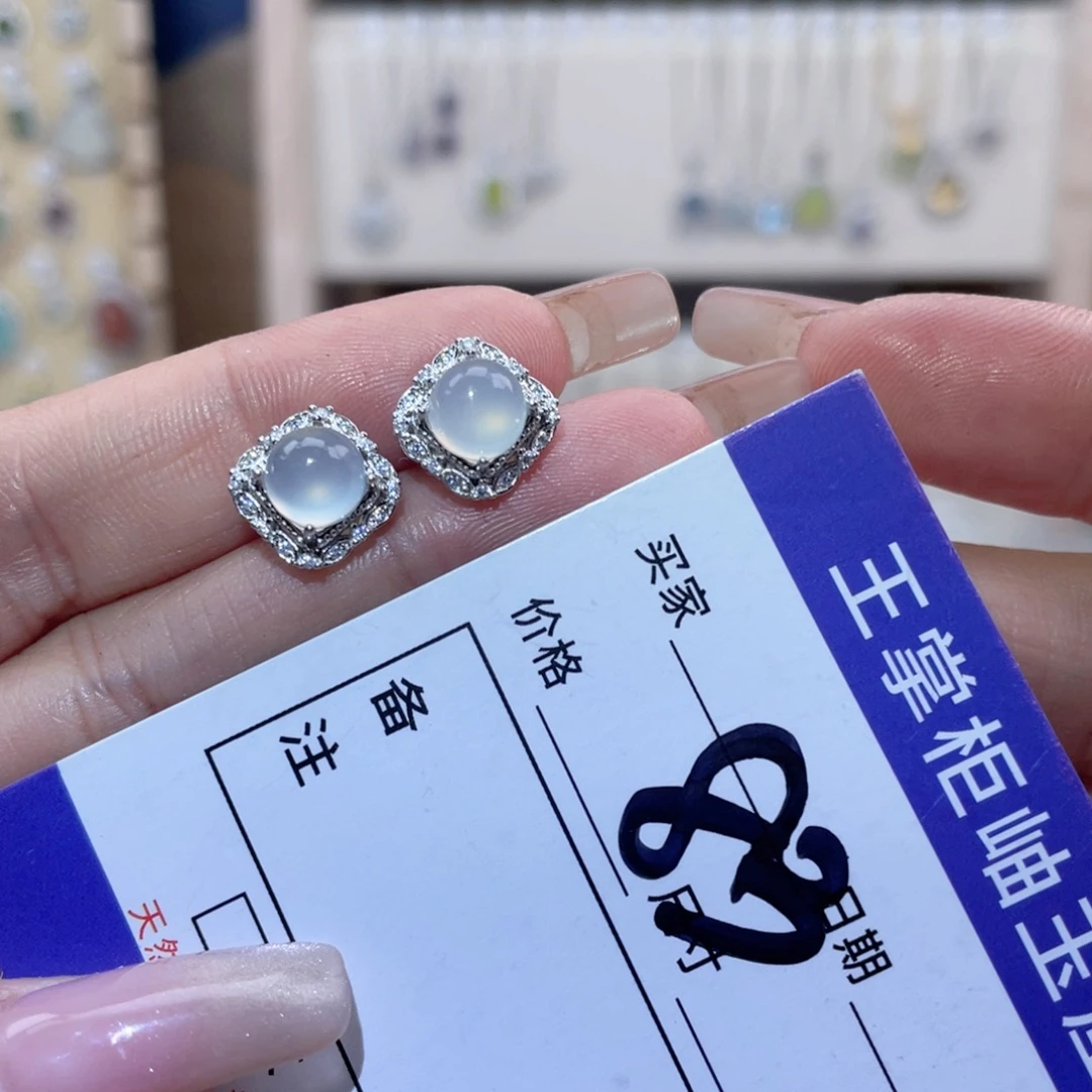 岫玉银S925镶嵌颈饰