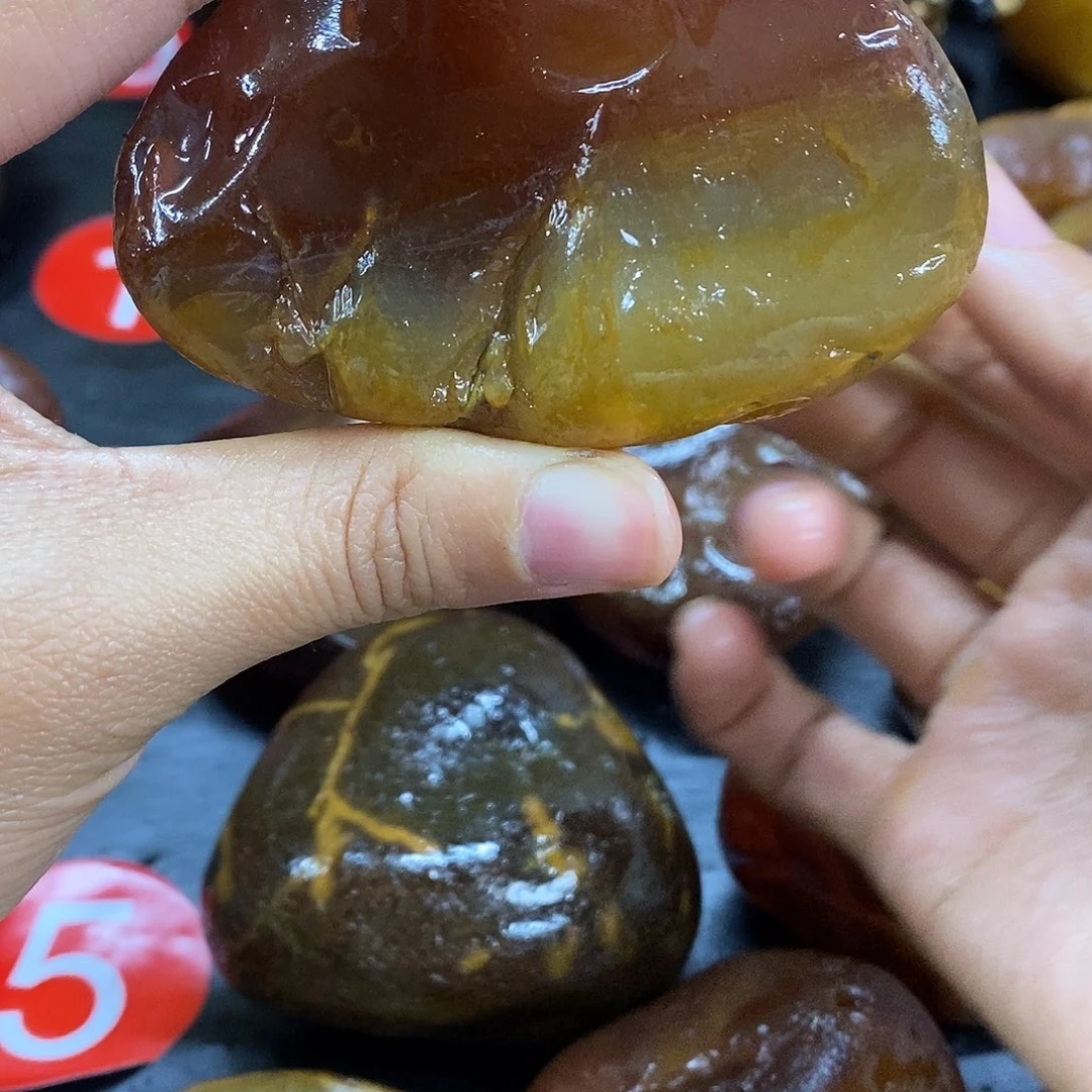 玛瑙/玉髓未镶嵌手把件