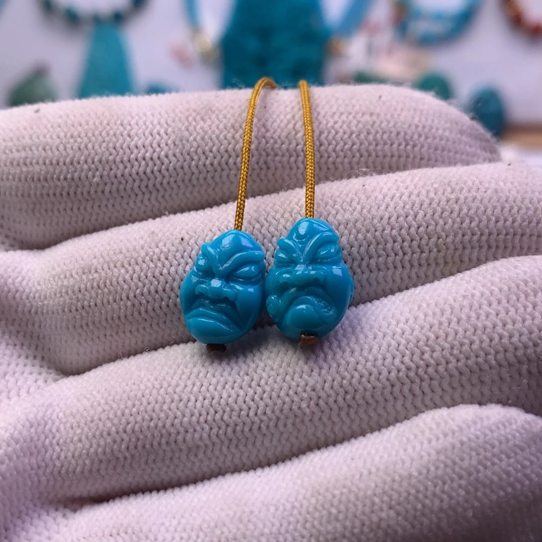 绿松石未镶嵌罗汉