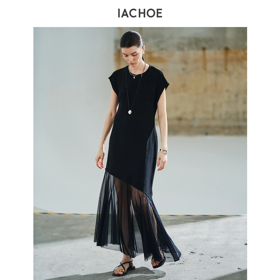 IACHOE半纱连衣裙3631516008