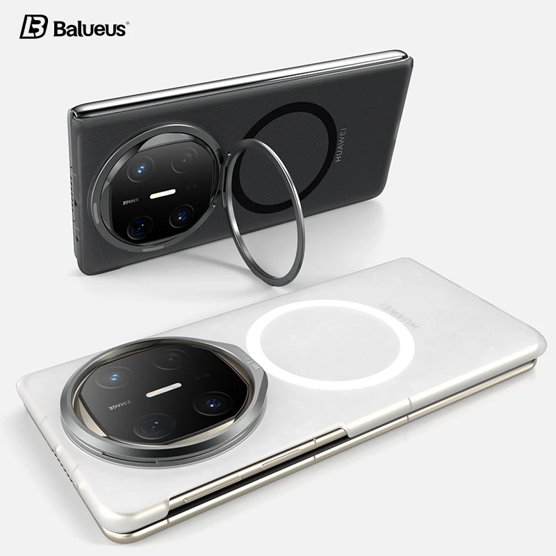 适用华为MateX6手机壳X6典藏版华为x5手机壳x3磨砂磁吸镜头支架壳