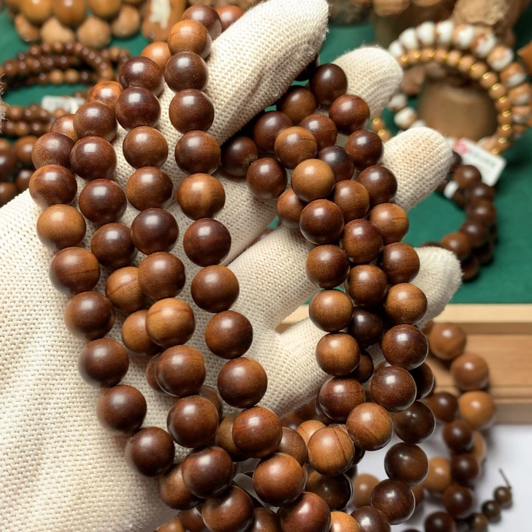 檀香木手串/手链川*老山檀香1.0多沉水