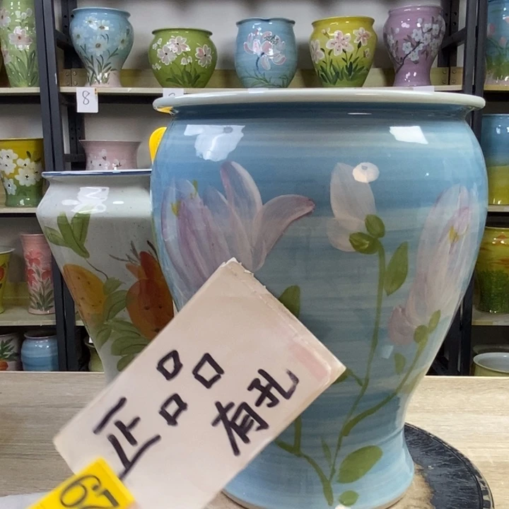 景德镇高温陶瓷花盆
