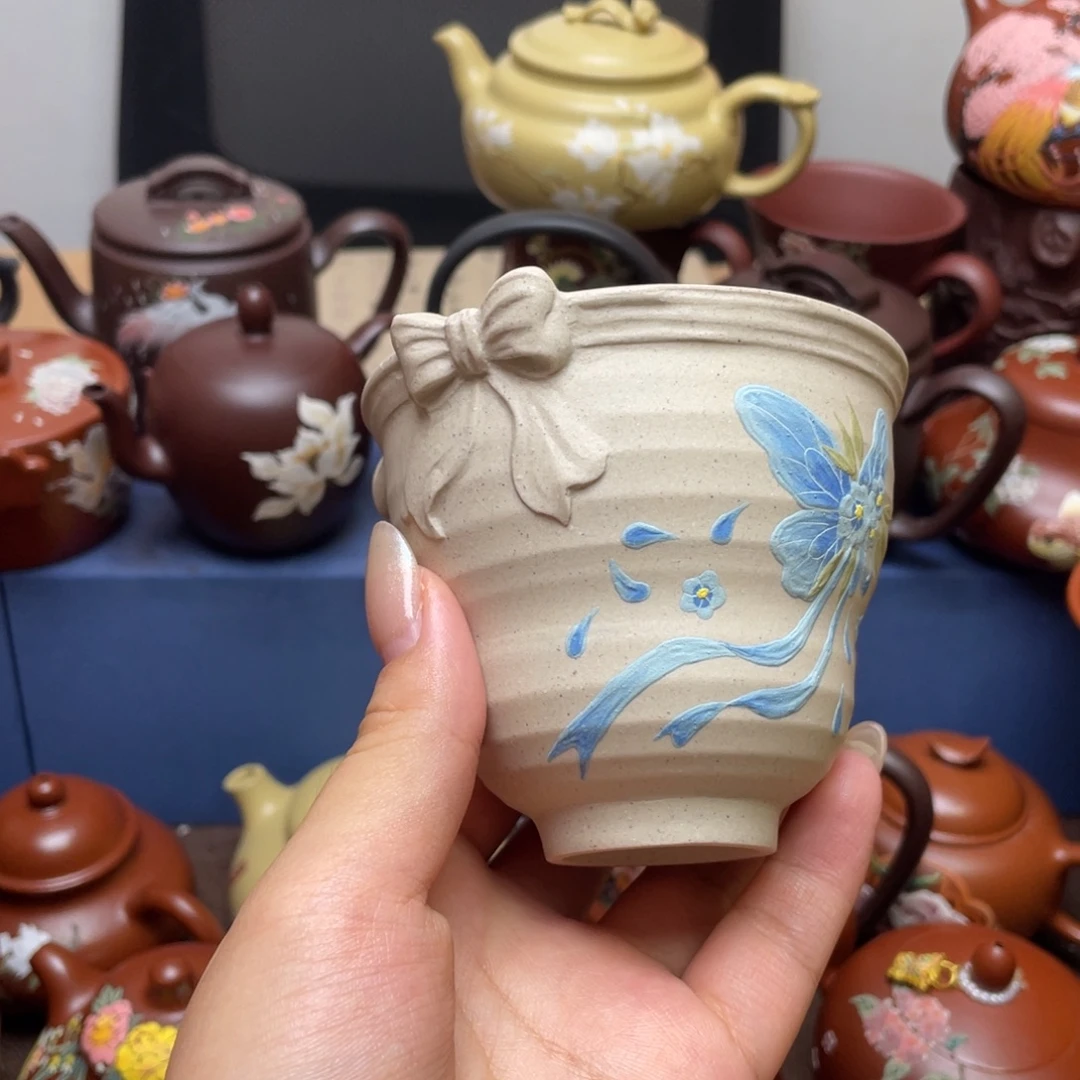 茶杯紫砂紫砂主人杯150cv
