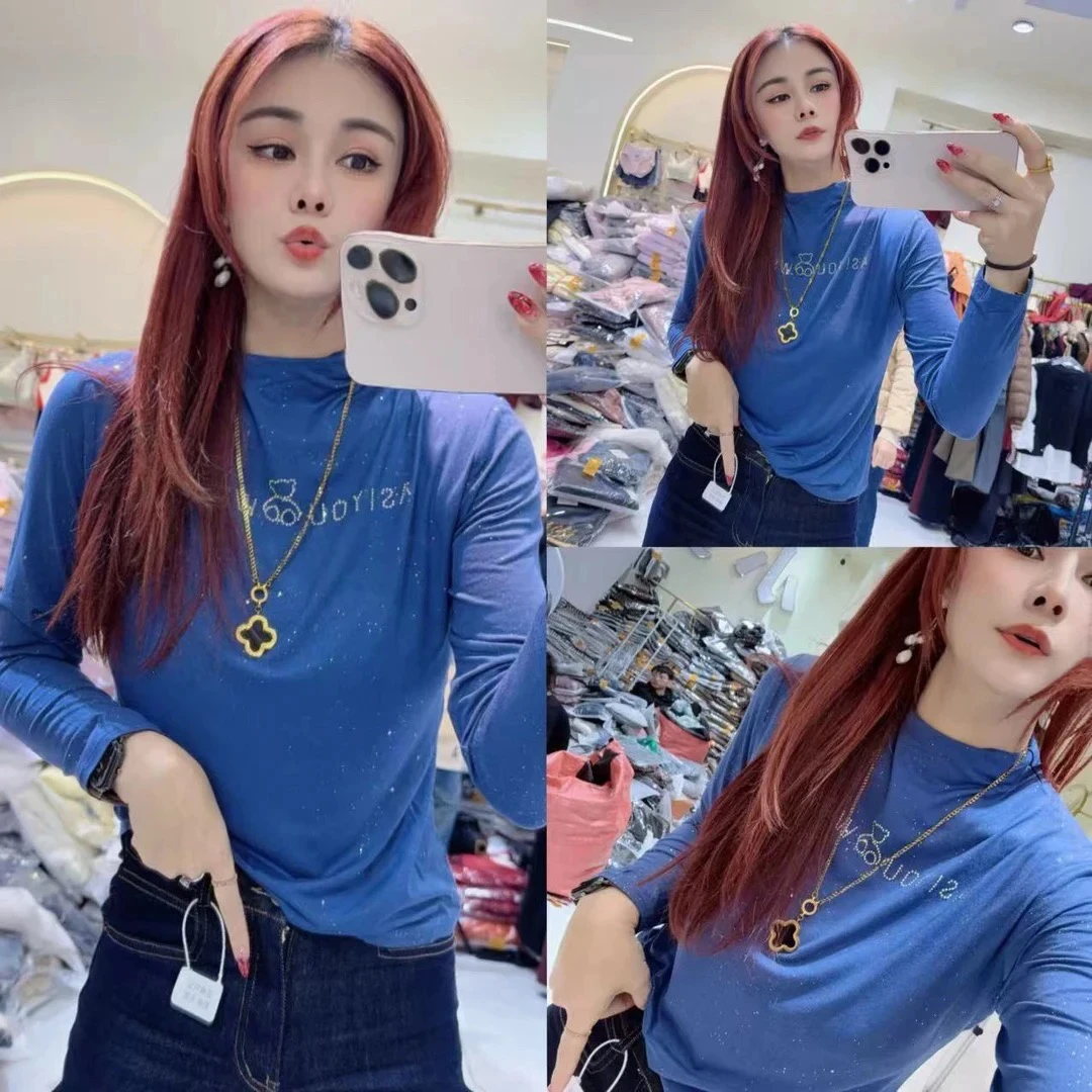 新款洋气甜美显白百搭上衣810