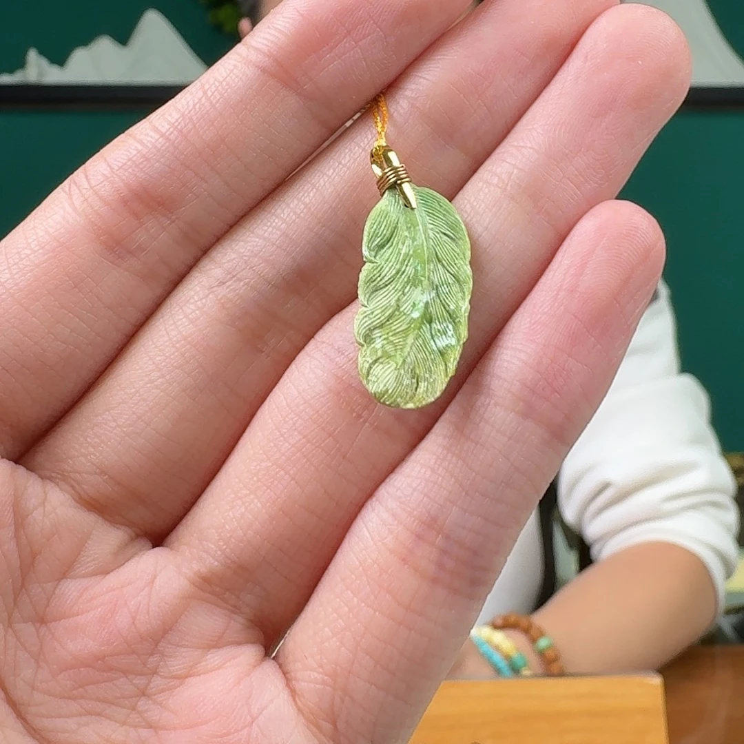 绿松石18K金镶嵌珠宝奇石