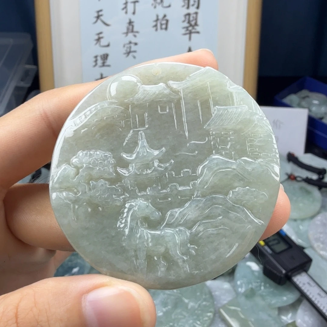 翡翠未镶嵌颈饰翡翠