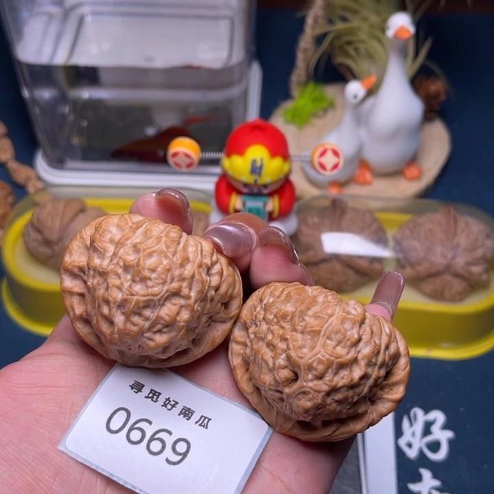 把件文玩核桃南瓜墩45-0669