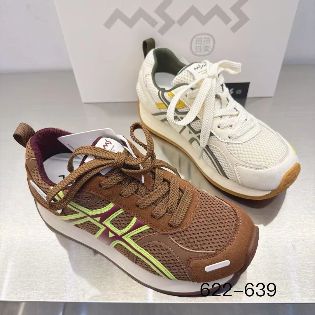 玛莎玛索秋季新款德训622-639时尚百搭休闲板鞋网红潮鞋阿甘女鞋