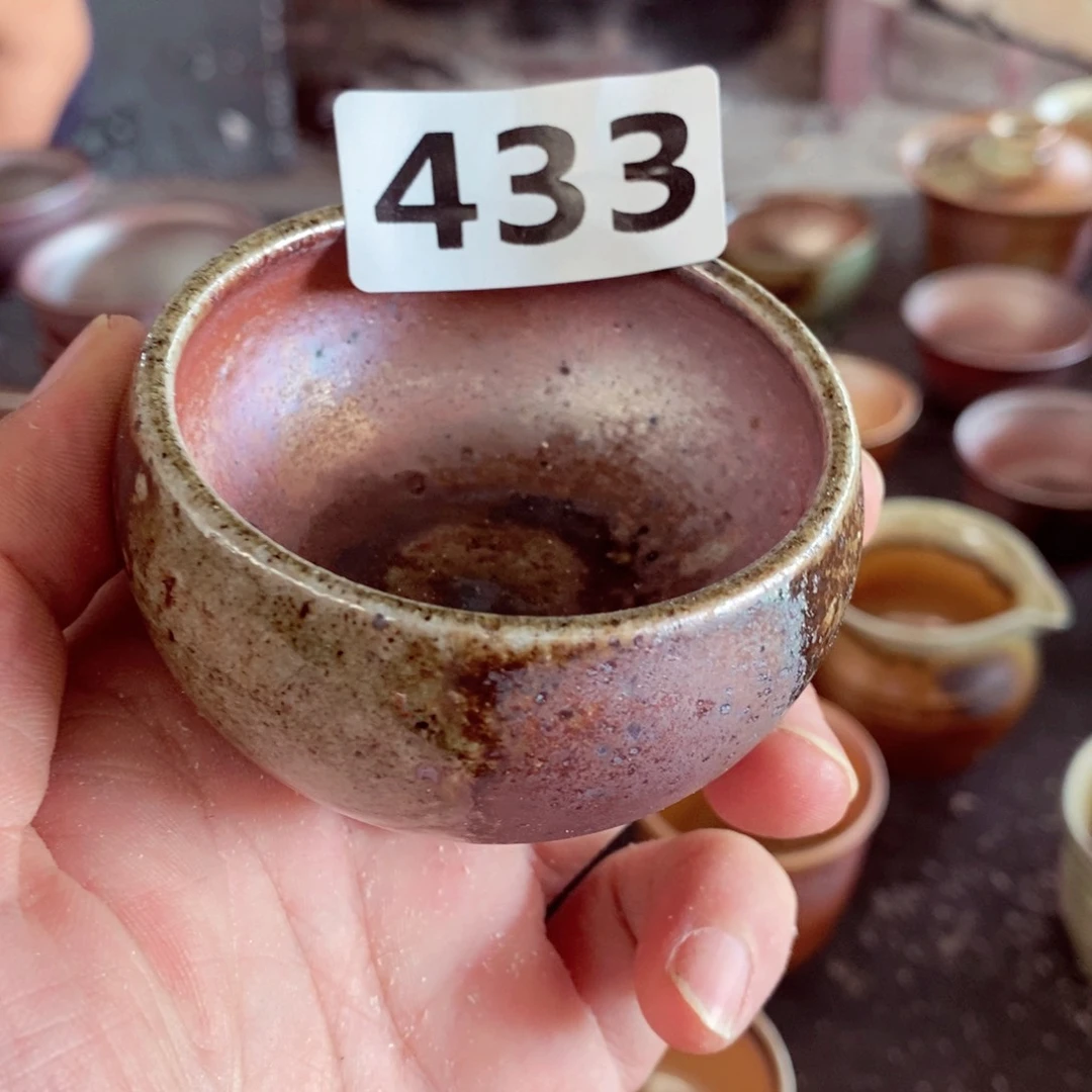 柴烧茶具陶瓷杯子