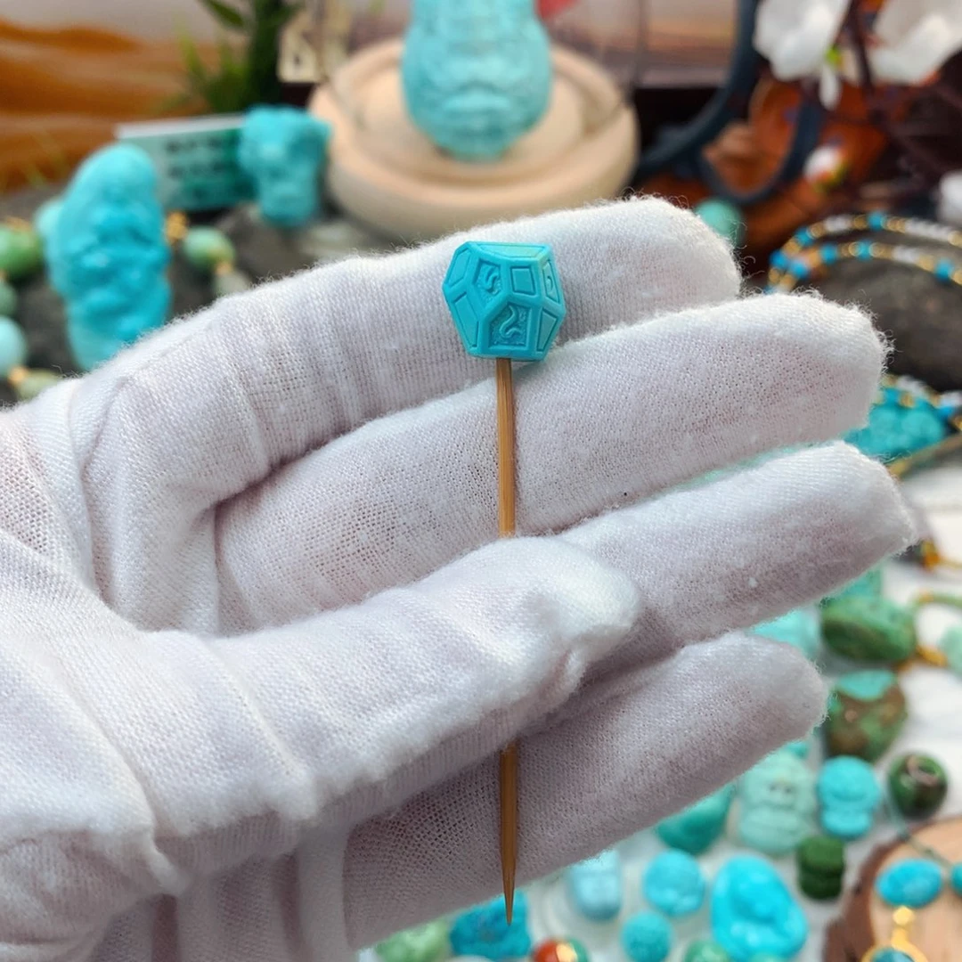 未镶嵌绿松石珠宝半成品