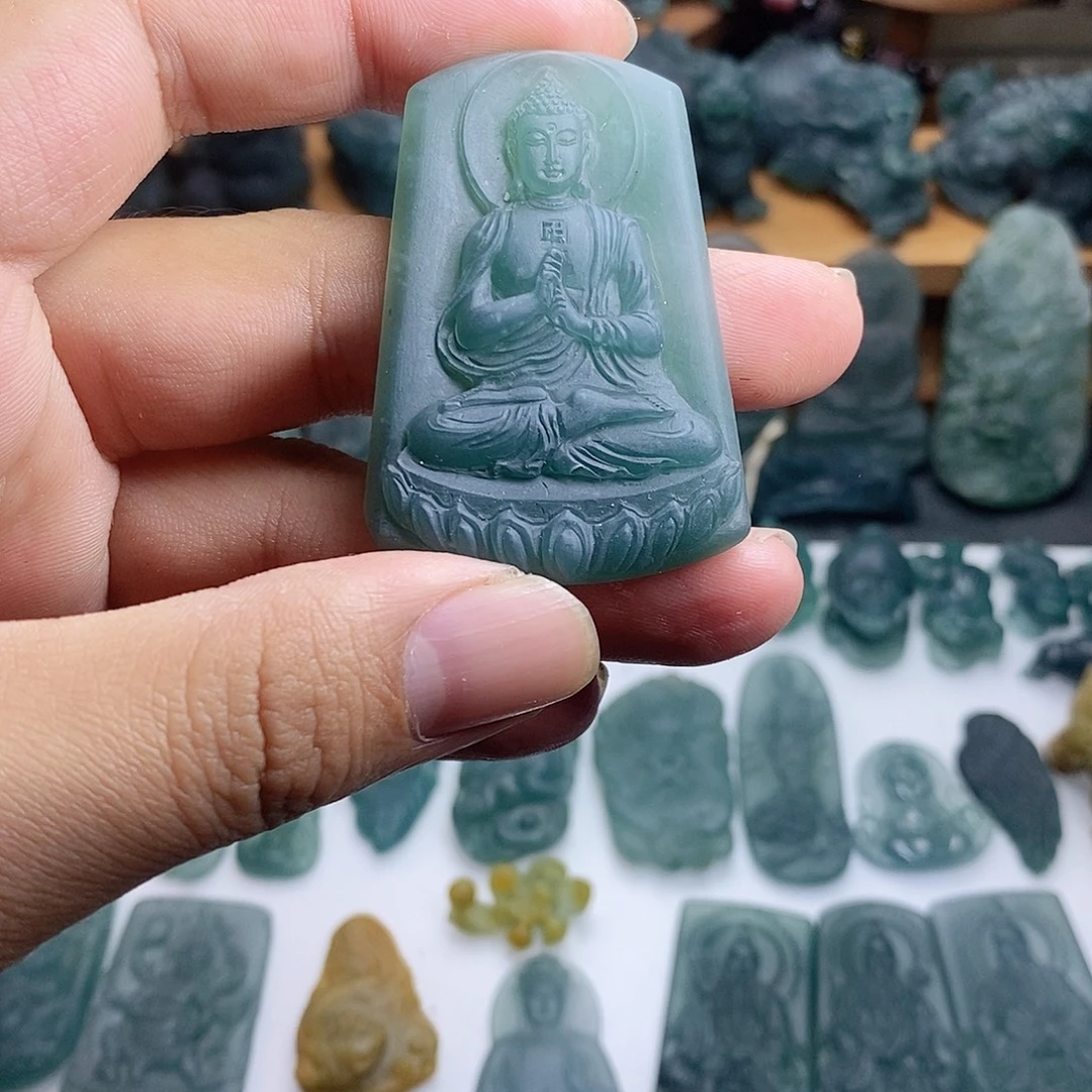 定制翡翠未镶嵌阿米