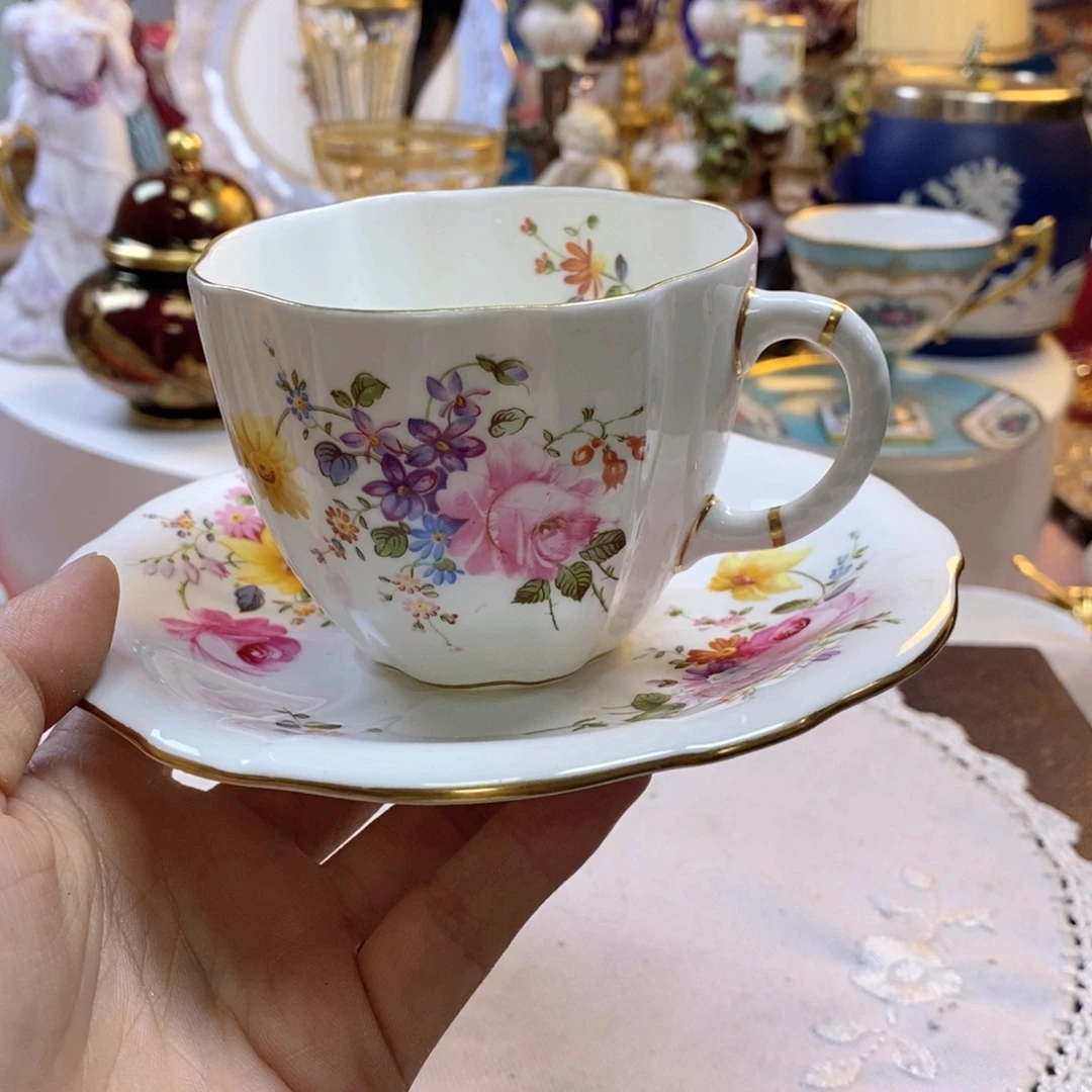 瓷片德比瓷器欧瓷咖啡杯水晶杯