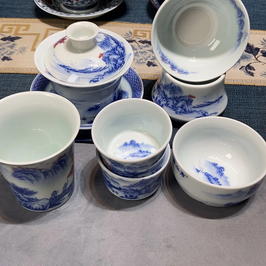 陶简装家用陶瓷茶具