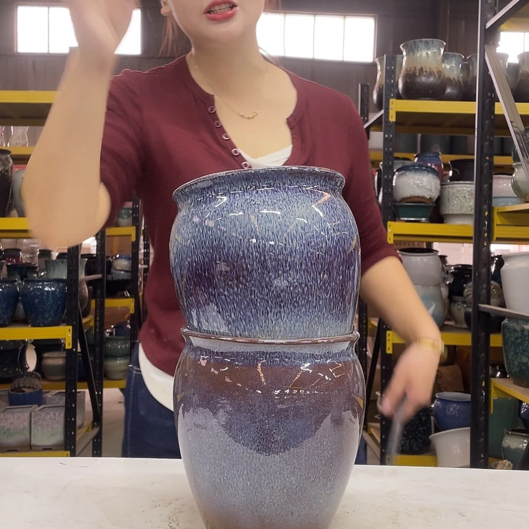 宜兴紫砂粗陶花盆19/21