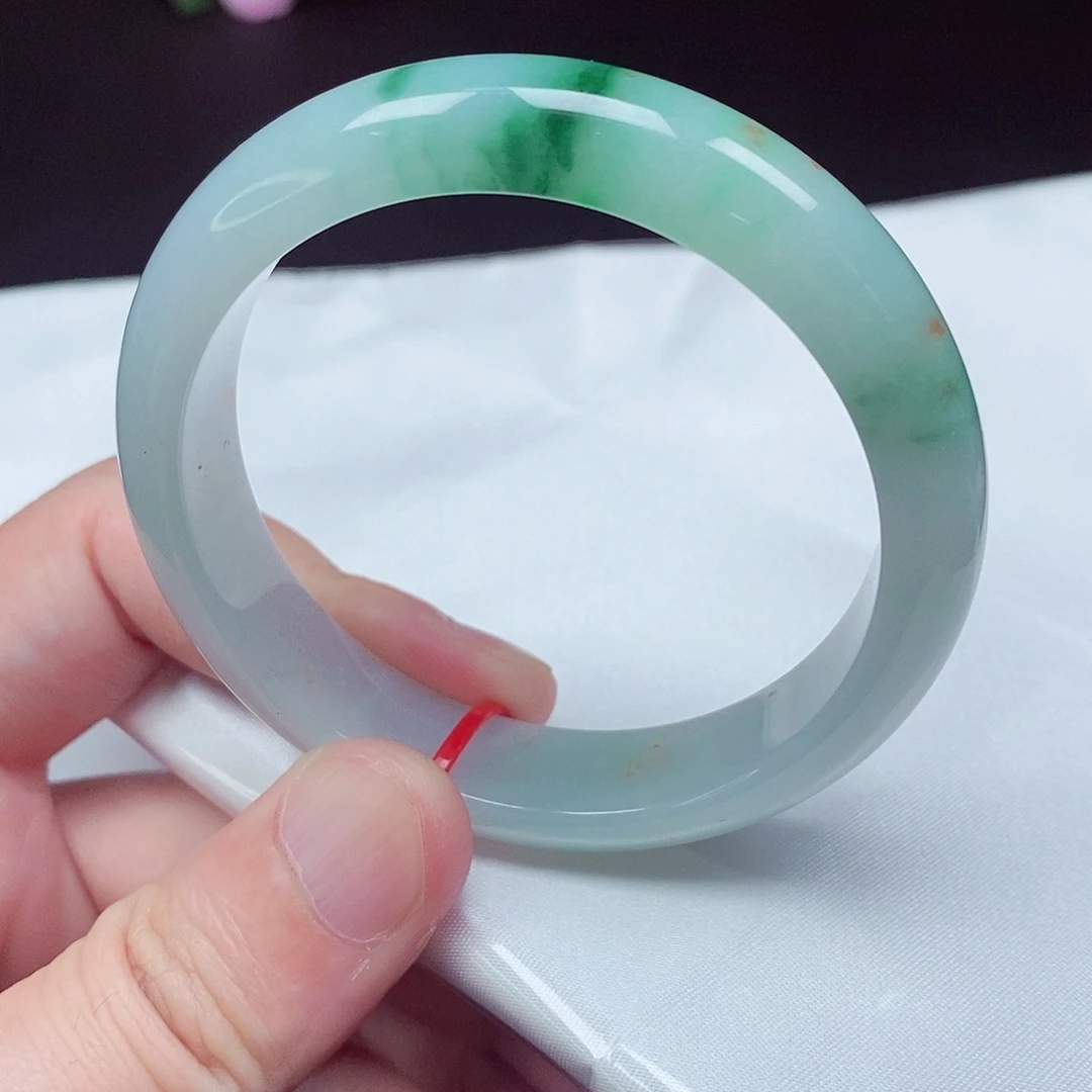 翡翠未镶嵌手镯56.2圈