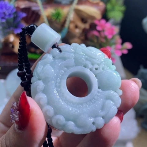 【闪购商品】颈饰未镶嵌翡翠龙牌