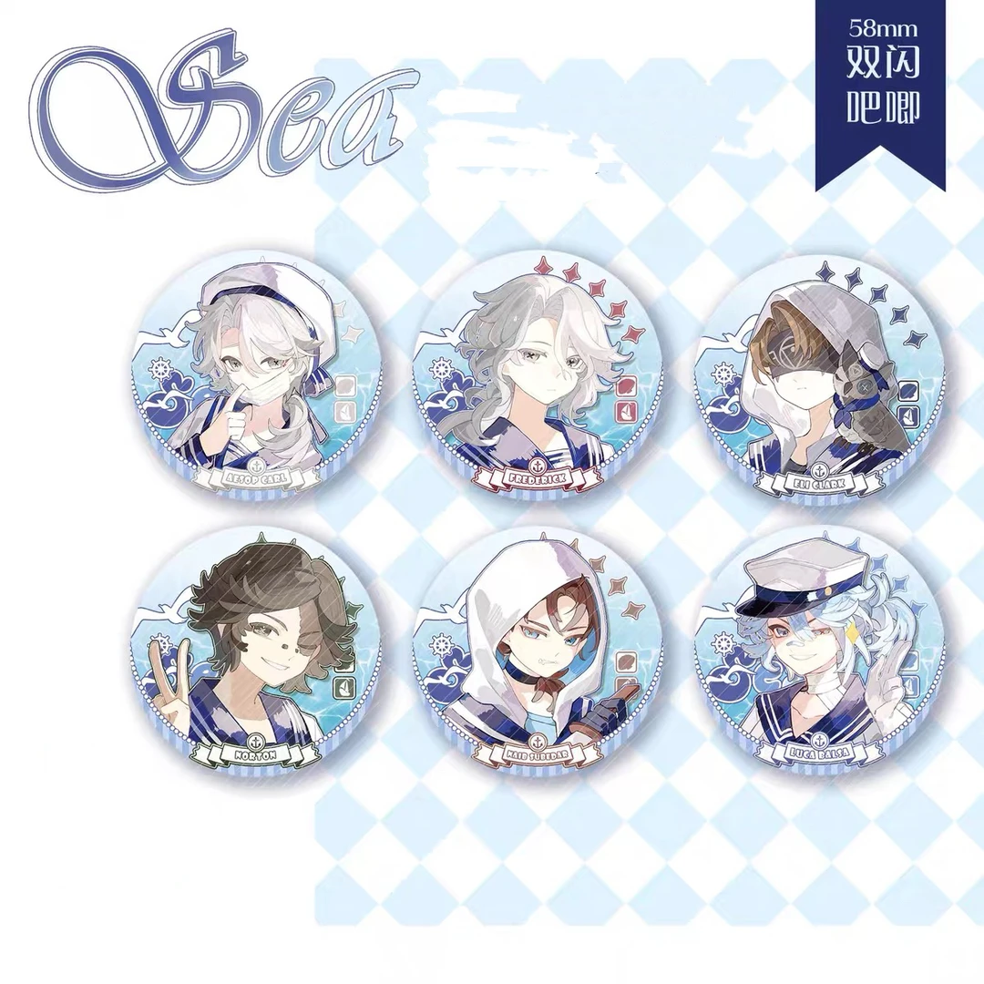 【拆盒】同人周边 海滨系列盲盒吧唧拍立得 直播间代拆