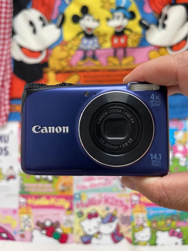 99新 Canon/佳能 A2200is蓝色带原盒1200w像素人像冷白通透自然