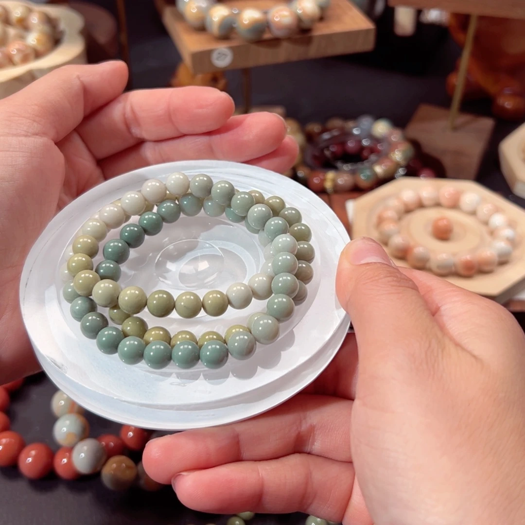 石英质玉手链未镶嵌人***674