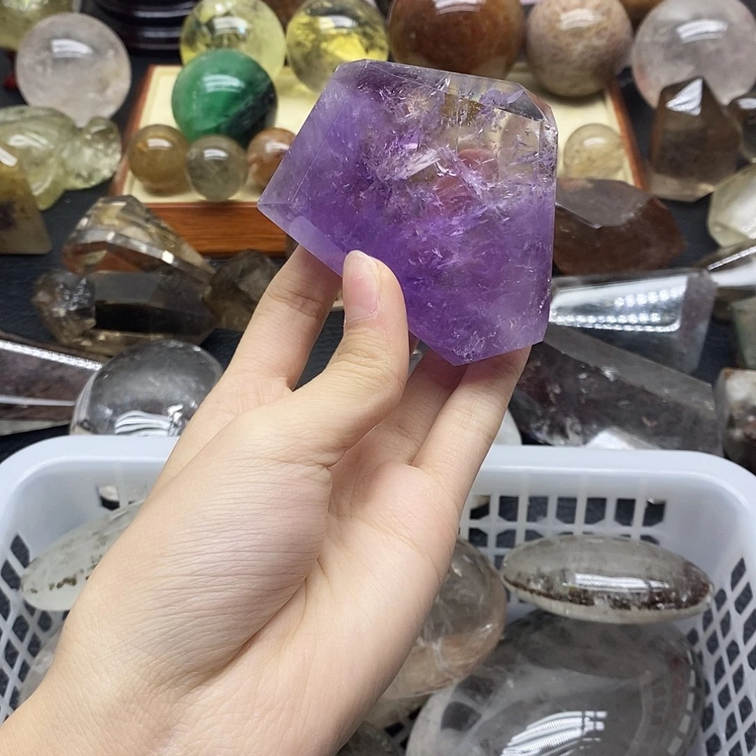 水晶未镶嵌珠宝半成品216水晶石
