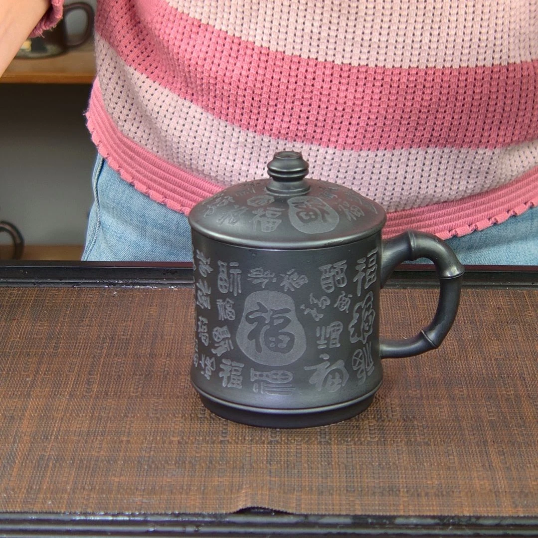 茶杯紫砂高货放漏