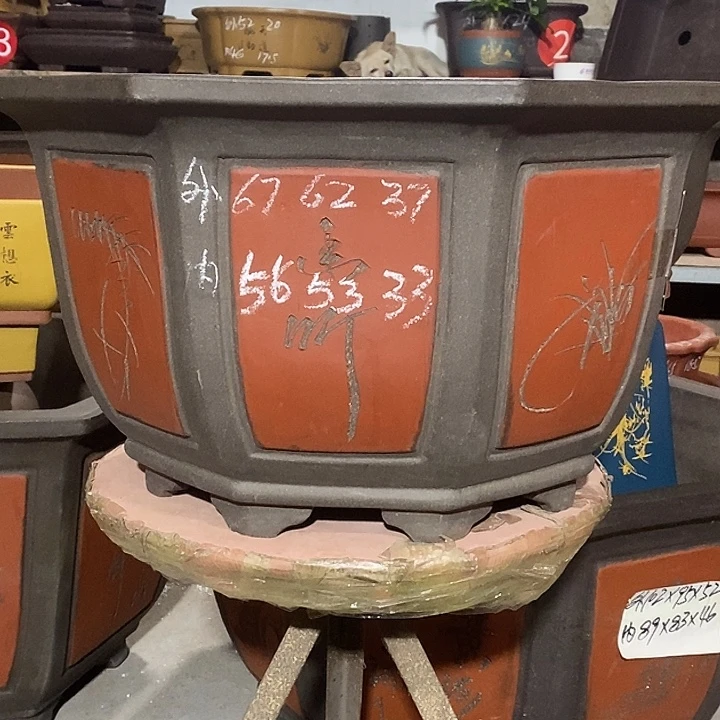 紫砂花盆花盆包邮
