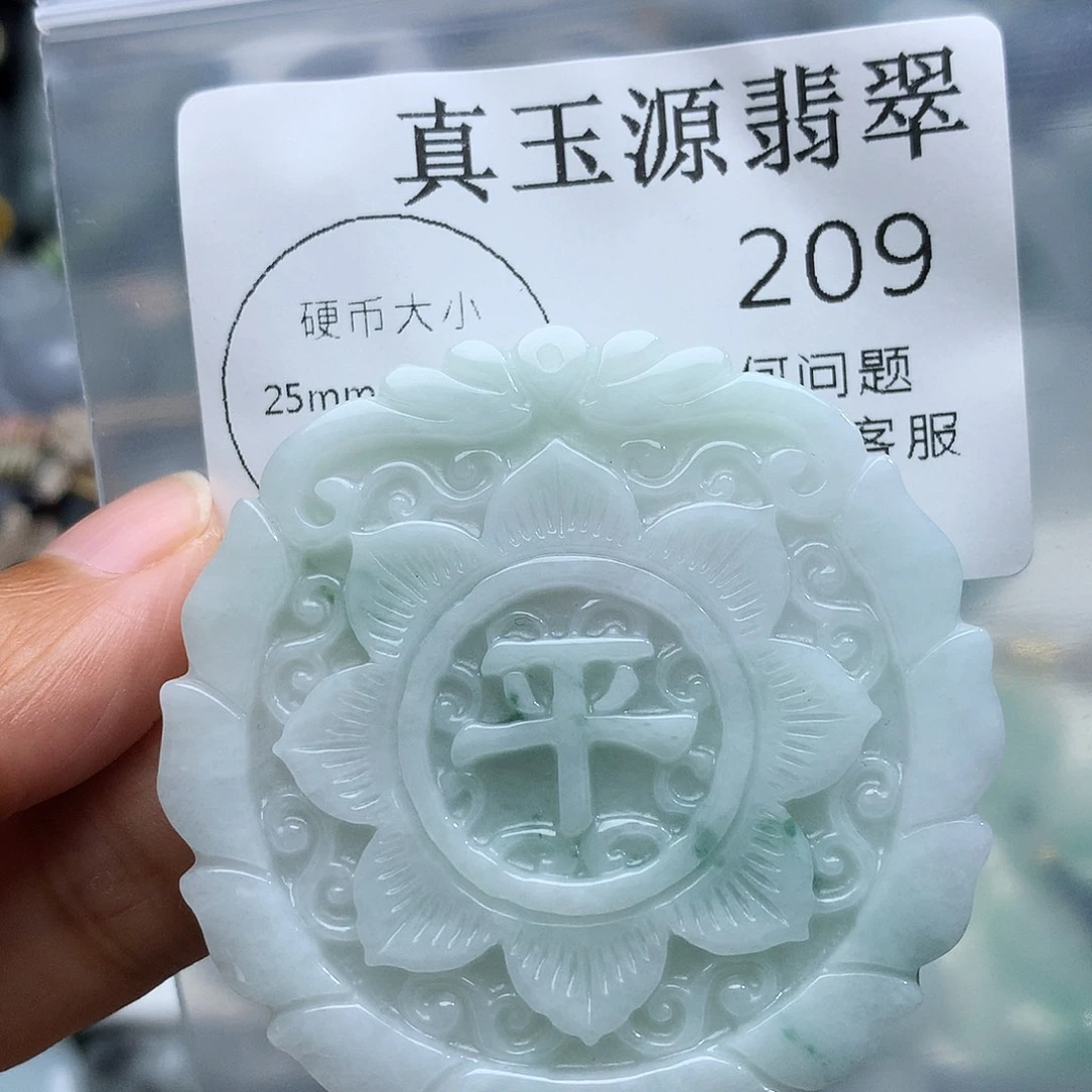 翡翠未镶嵌颈饰209