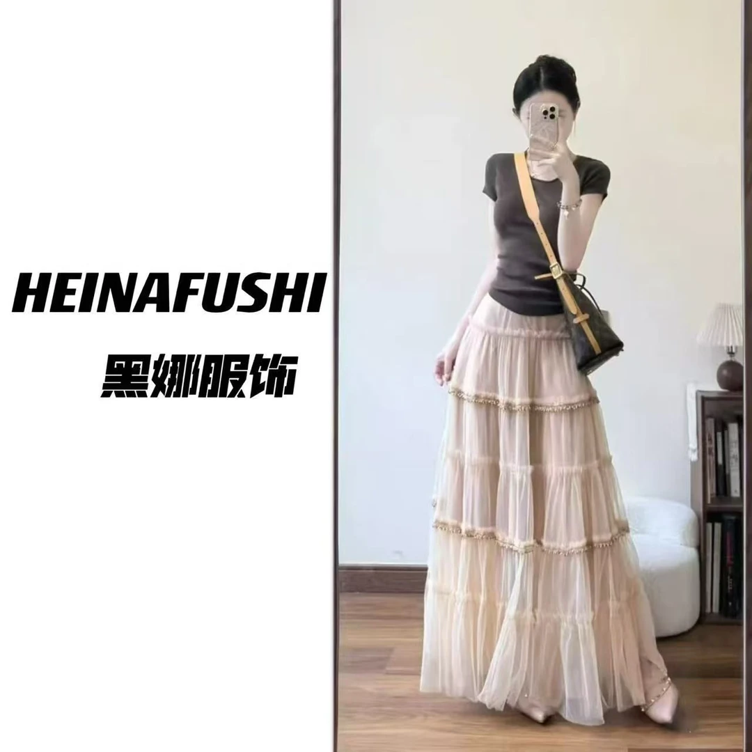 HEINA 法式温柔漏背绑带套装1207