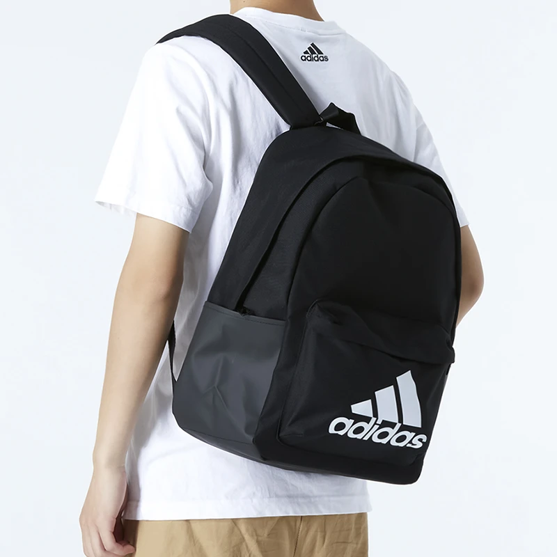 Adidas阿迪达斯情侣双肩包休闲男包女包黑色运动包CLSC BOS BP