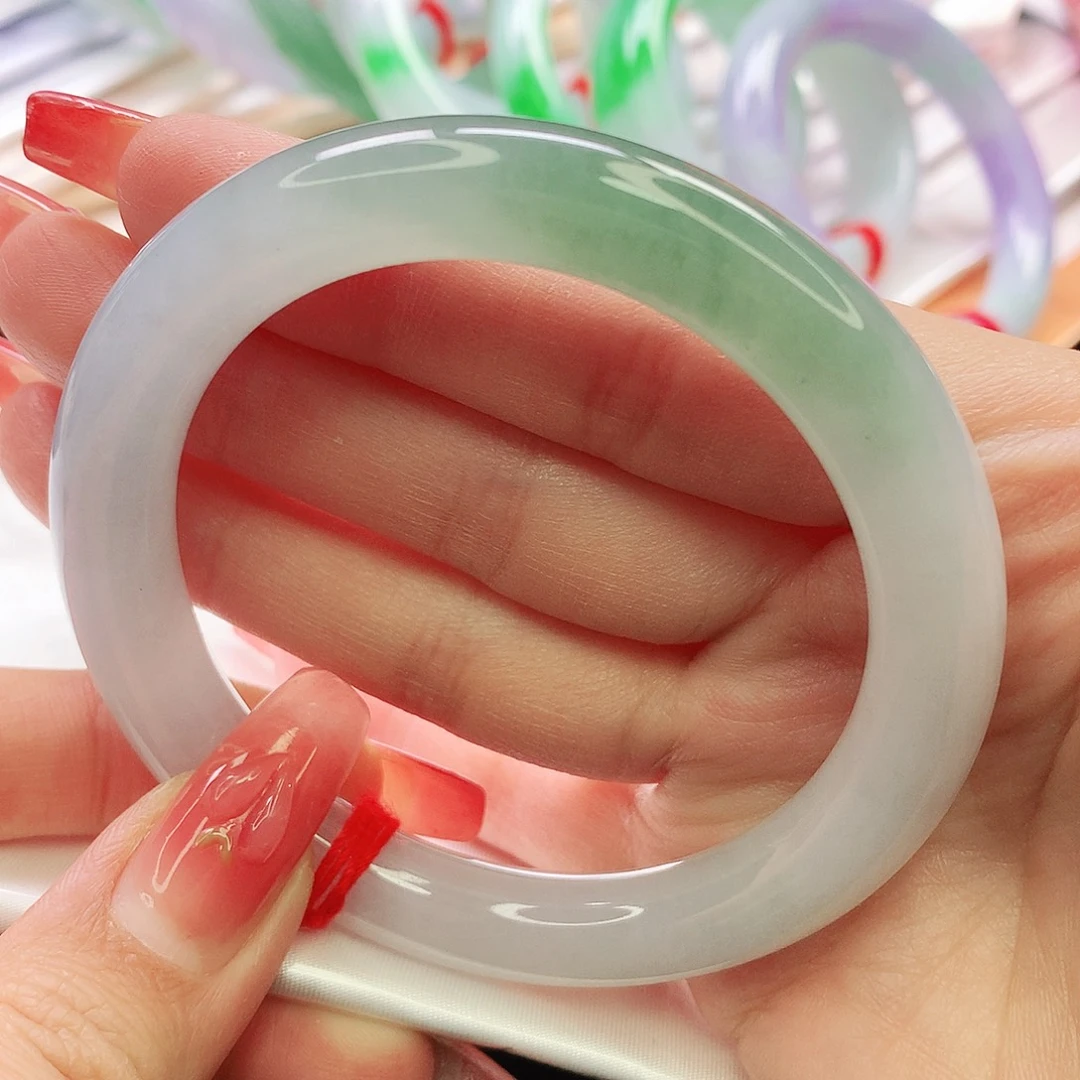 未镶嵌手镯翡翠缅甸天然A货翡翠