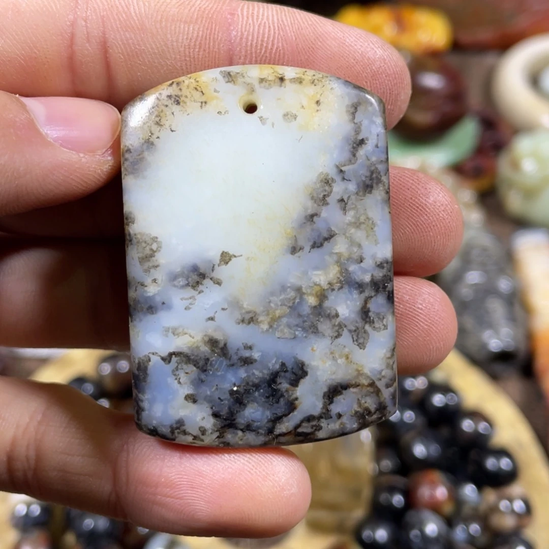 和田玉吊坠(不含链)未镶嵌里