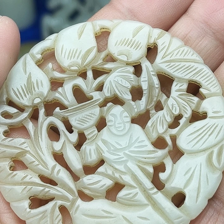 和田玉（青白玉）未镶嵌颈饰