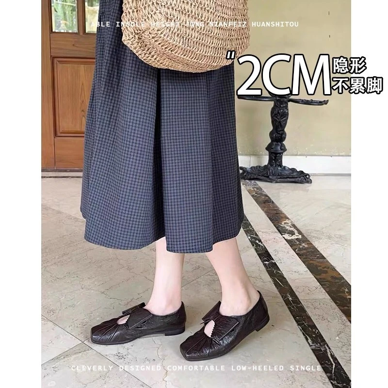 平底脚感!东京画家复古日系玛丽珍鞋2025秋新款浅口芭蕾舞单鞋女