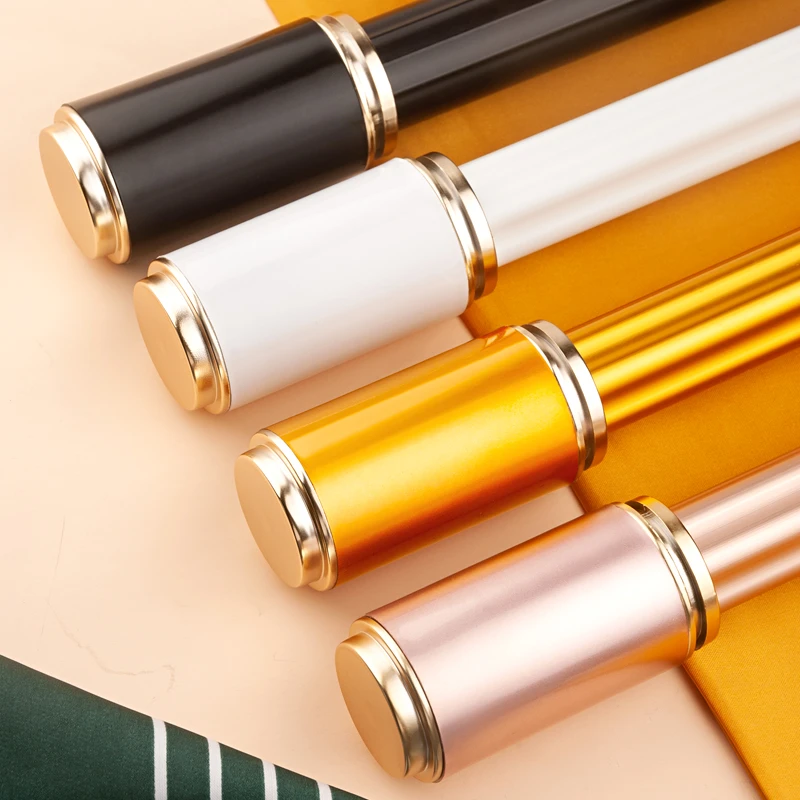 【罗马杆窗帘杆】超厚铝合金静音罗马杆下滑式