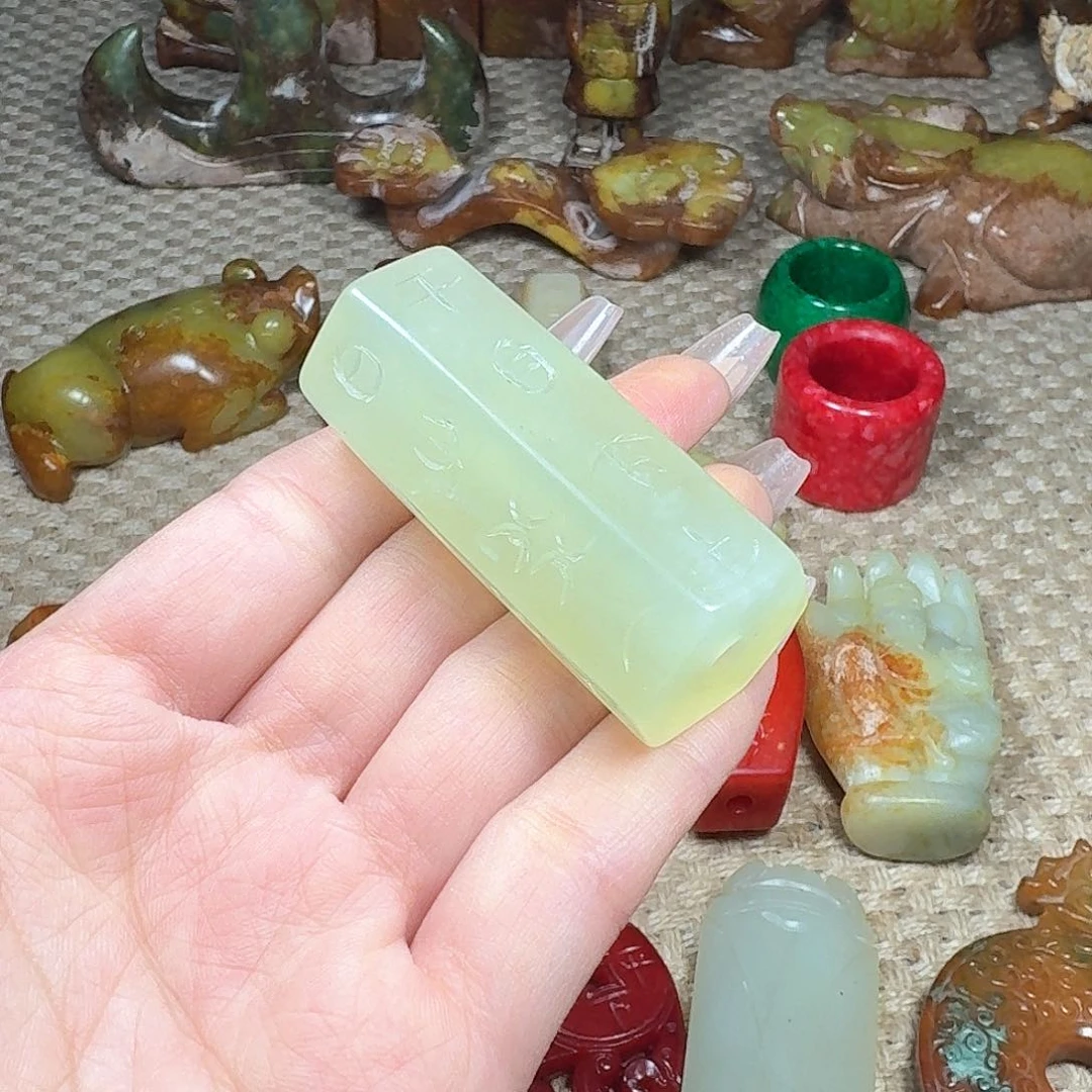 白玉菩提吊坠挂件