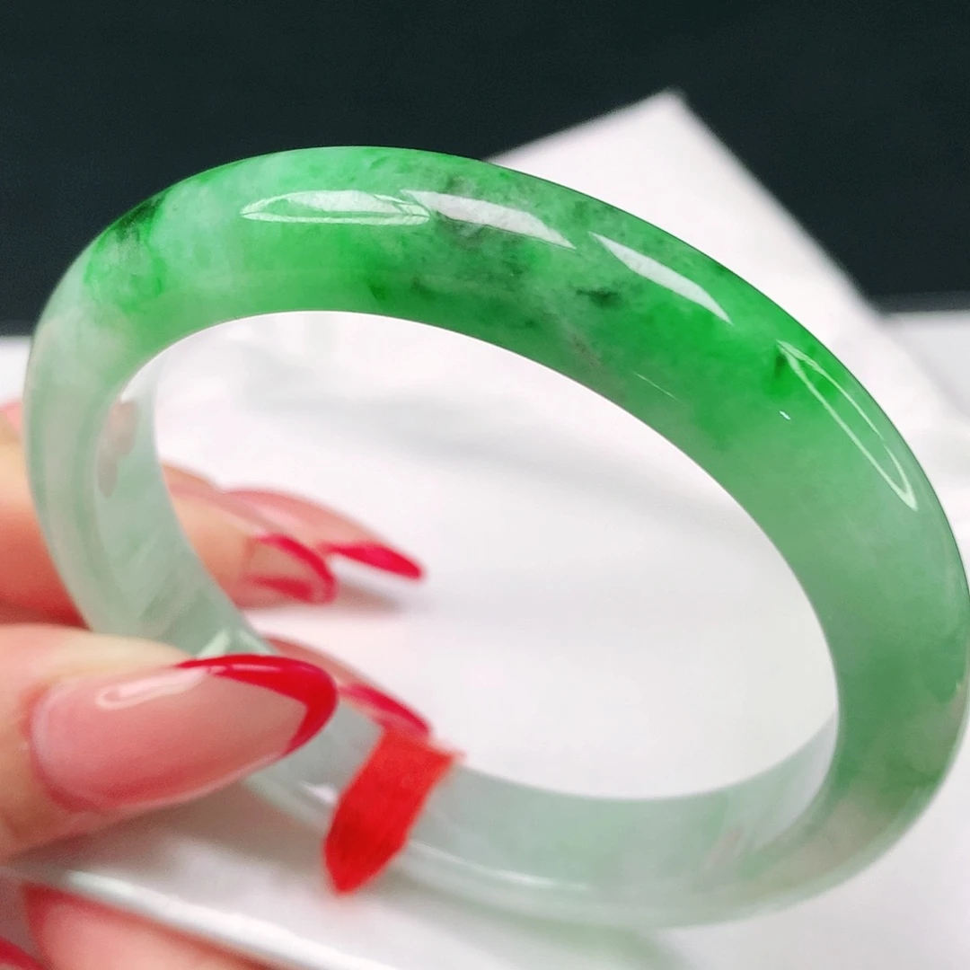 翡翠未镶嵌手镯天然翡翠1372