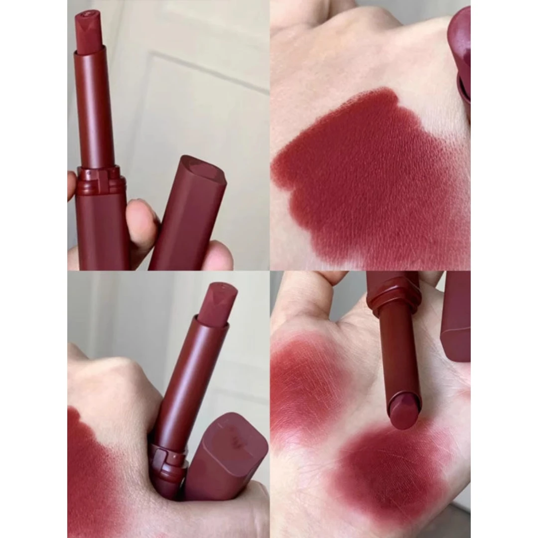 法国兰⁠簆浓郁柔雾哑光口红学生党素颜显白磨砂高雾面裸色持久妆