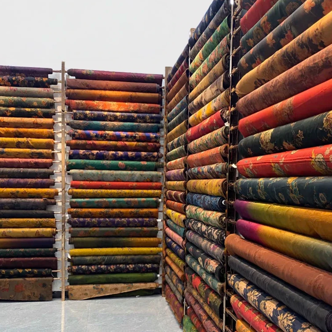 高端香云纱面料高品质正宗薯莨非物质文化布料