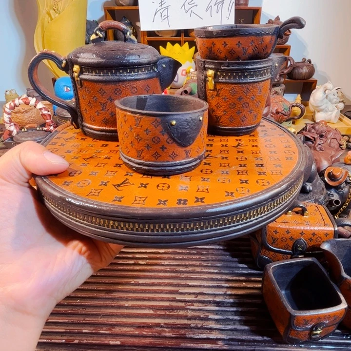 拼配泥茶壶纯手工制作过程就是