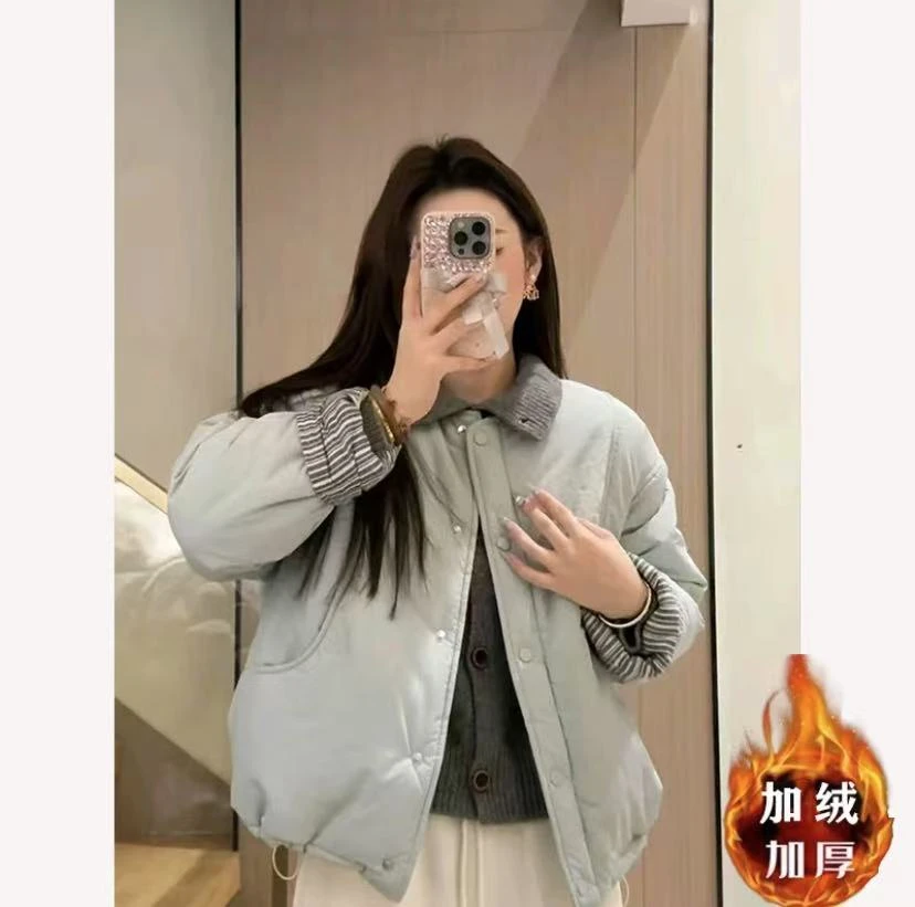 2025新款爆款韩系棉服洋气时尚百搭保暖冬季休闲棉衣短款
