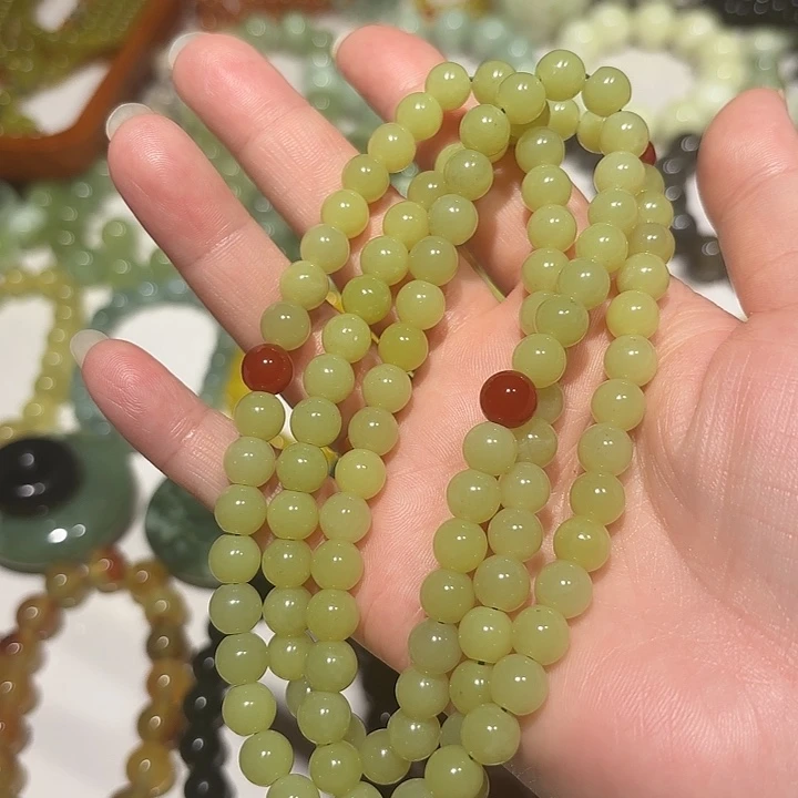 蛇纹石玉未镶嵌手串