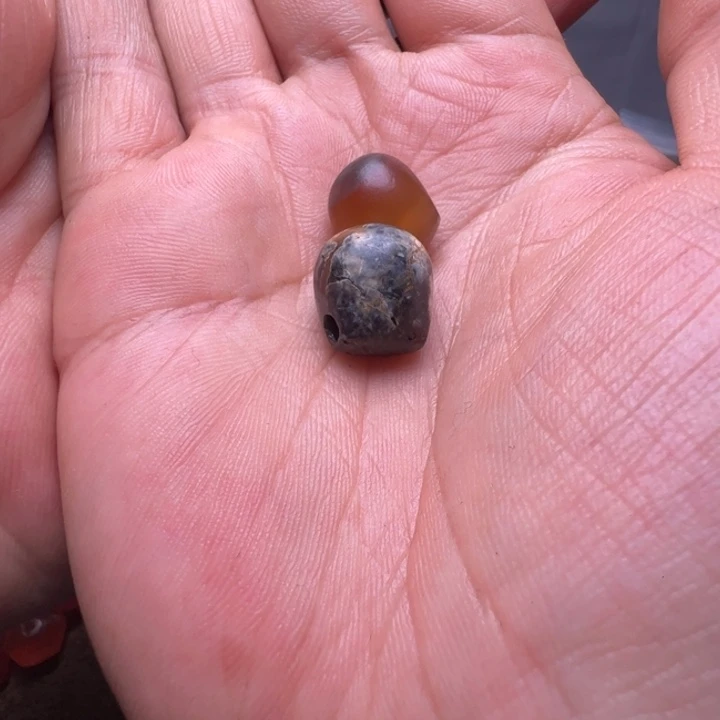 惊***艳玛瑙/玉髓未镶嵌颈饰