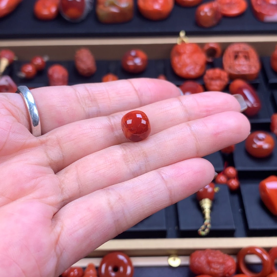 未镶嵌老型单珠10mm南红玛瑙3****3