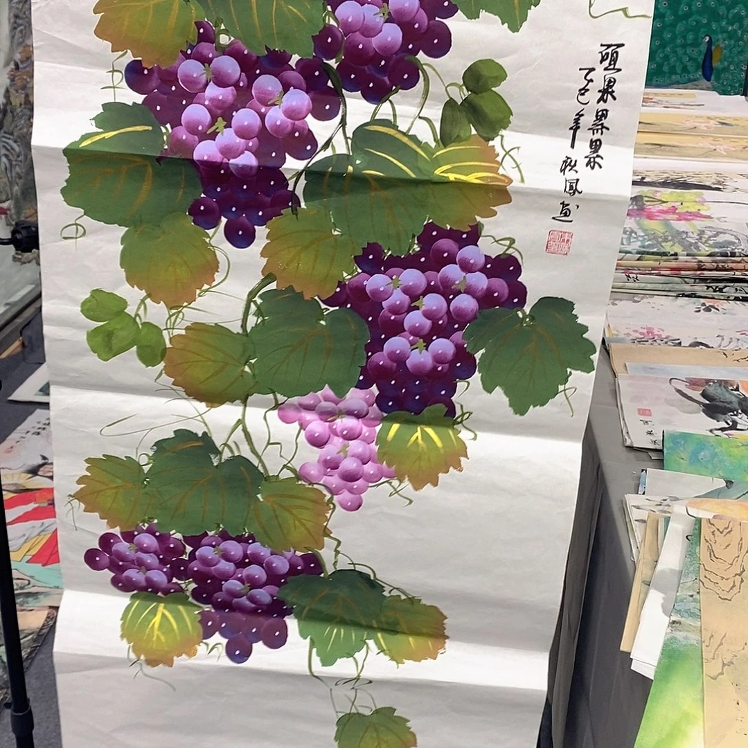 国画国画手绘作品